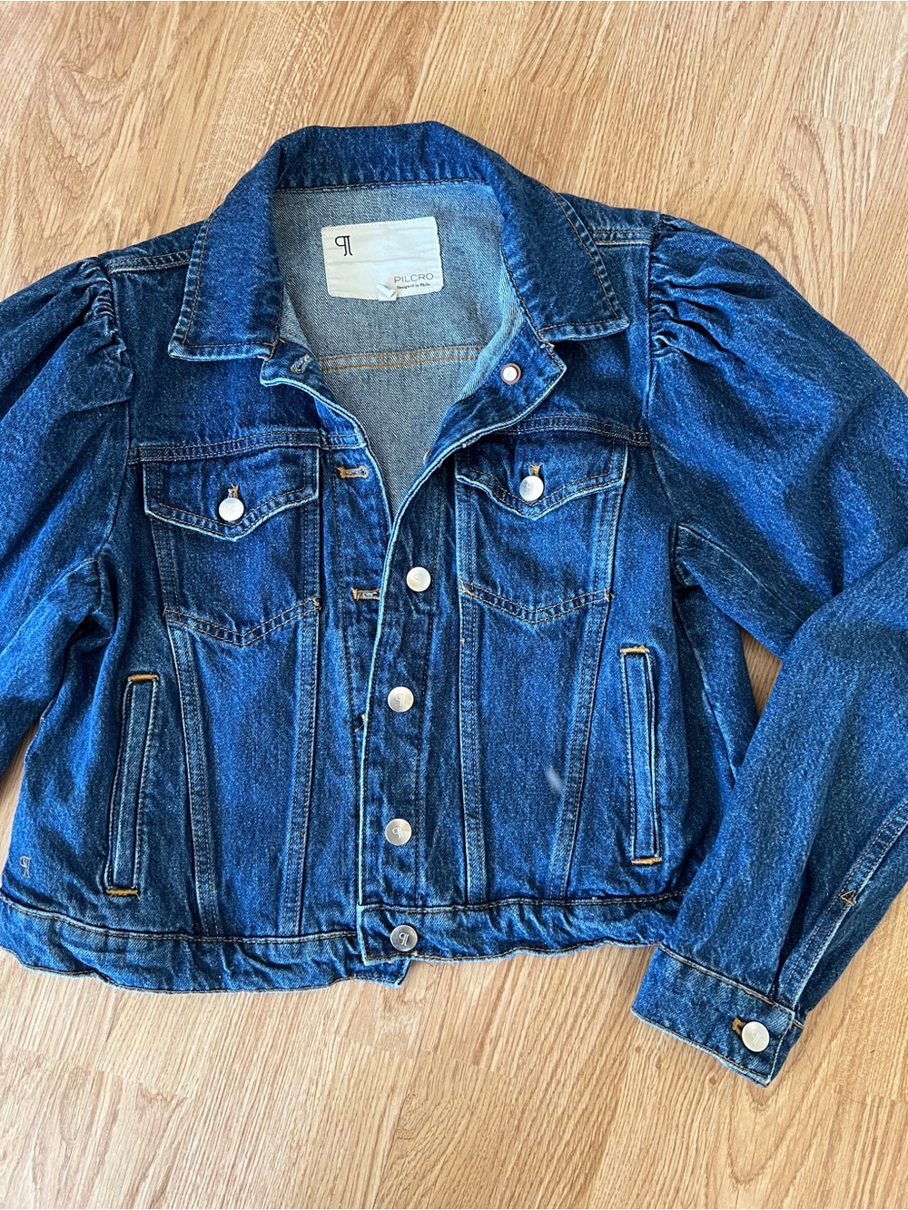 Pilcro Anthropologie Romantic Denim Jacket